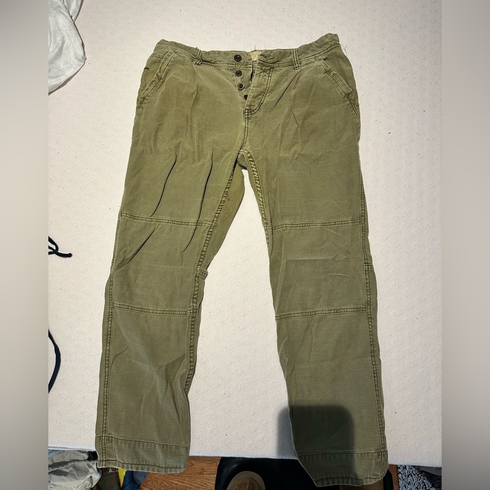 Free People Olive Green Pants Size 29